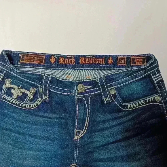 Rock Revival Jenna Boot cut Buckle jeans. Ladies size  29 - Picture 4 of 10